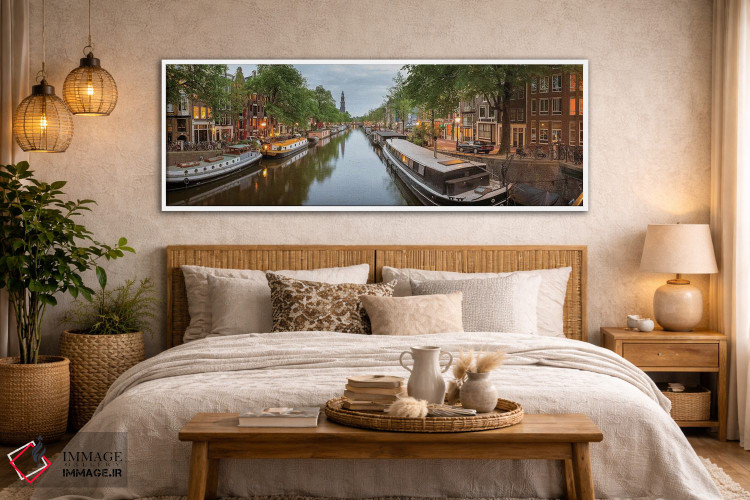 تابلو دکوراتیو Amsterdam, North Holland Province, Netherlands" - "کانا… اثر پانورامیک ایمجز - D4W