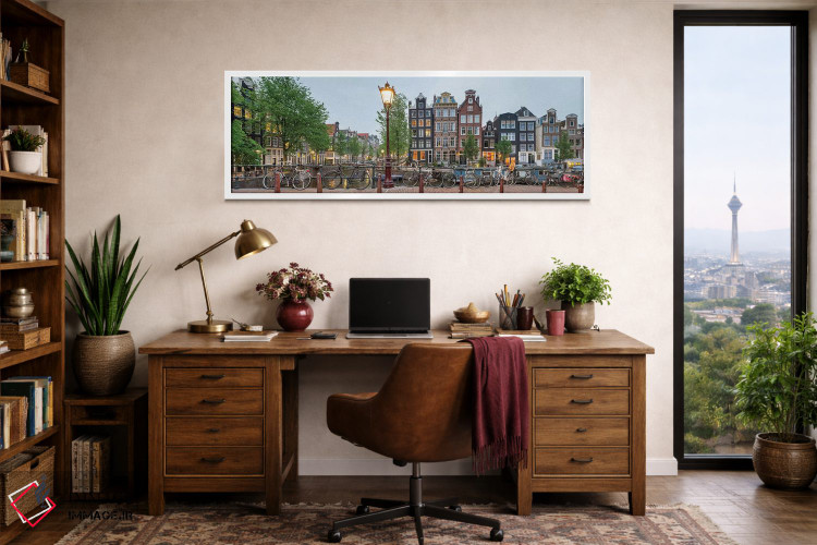 تابلو دکوراتیو Amsterdam, North Holland Province, Netherlands" - "منظر… اثر پانورامیک ایمجز - D1W