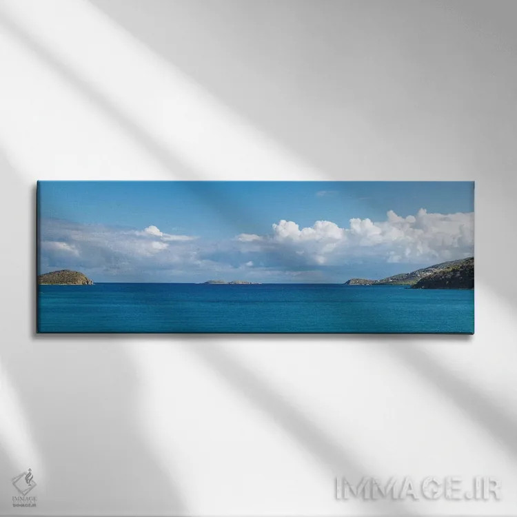 تابلو دکوراتیو Coral Bay, St. John, U.S. Virgin Islands" - "منظر دریا… اثر پانورامیک ایمجز - نمای روبهرو روی دیوار