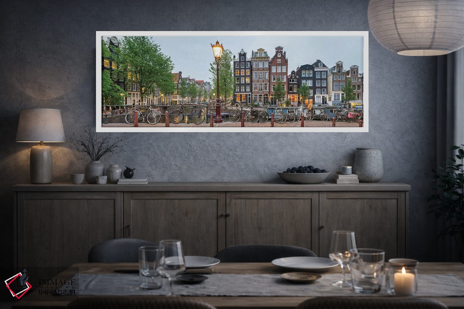 تابلو دکوراتیو Amsterdam, North Holland Province, Netherlands" - "منظر… اثر پانورامیک ایمجز - D4W