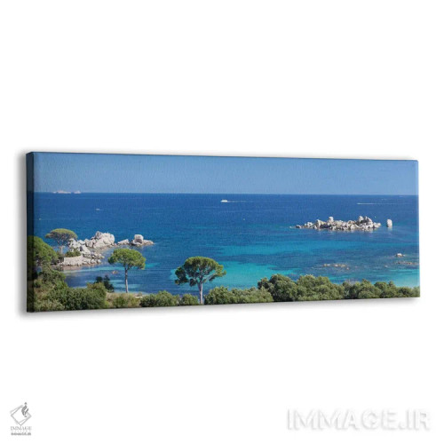 تابلو دکوراتیو Porto Vecchio, Corse-du-Sud, Corsica, France" - "ساحل پ… اثر پانورامیک ایمجز - نمای پرسپکتیو محصول