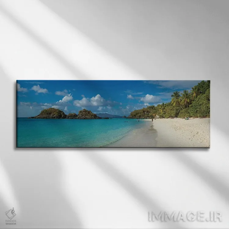 تابلو دکوراتیو St. John, U.S. Virgin Islands" - "خلیج ترانک II، سنت جا… اثر پانورامیک ایمجز - نمای روبهرو روی دیوار