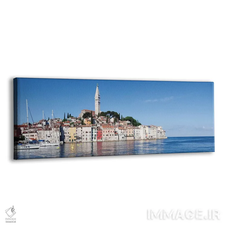 تابلو دکوراتیو Rovinj, Istria, Croatia" - "کلیسای باسیلیکای سنت یوفمیا… اثر پانورامیک ایمجز - نمای پرسپکتیو محصول