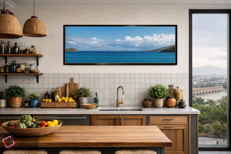 تابلو دکوراتیو Coral Bay, St. John, U.S. Virgin Islands" - "منظر دریا… اثر پانورامیک ایمجز - D4B