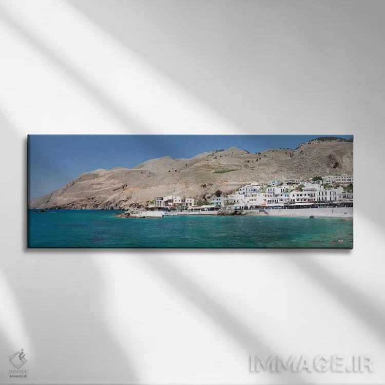 تابلو دکوراتیو Sfakia, Chania, Crete, Greece" - "هورا سفاکیون، سفاکیا… اثر پانورامیک ایمجز - نمای روبهرو روی دیوار