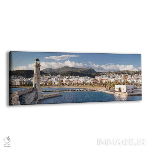 تابلو دکوراتیو Rethymno, Crete, Greece" - "فانوس دریایی رثیمنو، رثیمنو… اثر پانورامیک ایمجز - نمای پرسپکتیو محصول