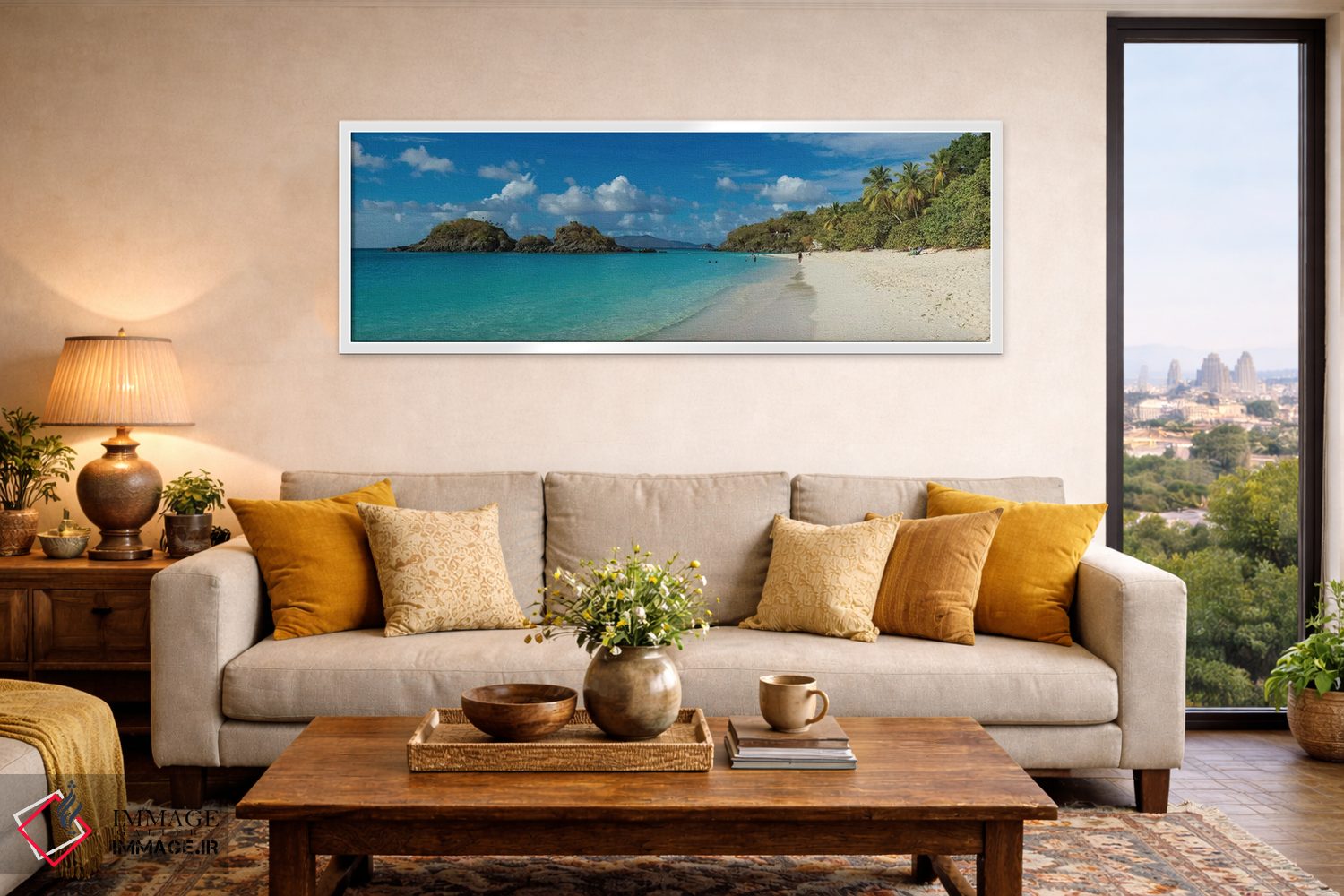 تابلو دکوراتیو St. John, U.S. Virgin Islands" - "خلیج ترانک II، سنت جا… اثر پانورامیک ایمجز - D4W