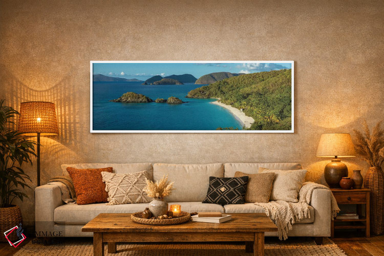 تابلو دکوراتیو St. John, U.S. Virgin Islands" - "خلیج ترانک I، سنت جان… اثر پانورامیک ایمجز - D5W