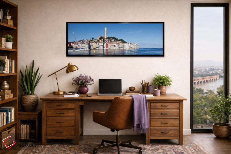 تابلو دکوراتیو Rovinj, Istria, Croatia" - "کلیسای باسیلیکای سنت یوفمیا… اثر پانورامیک ایمجز - D2B