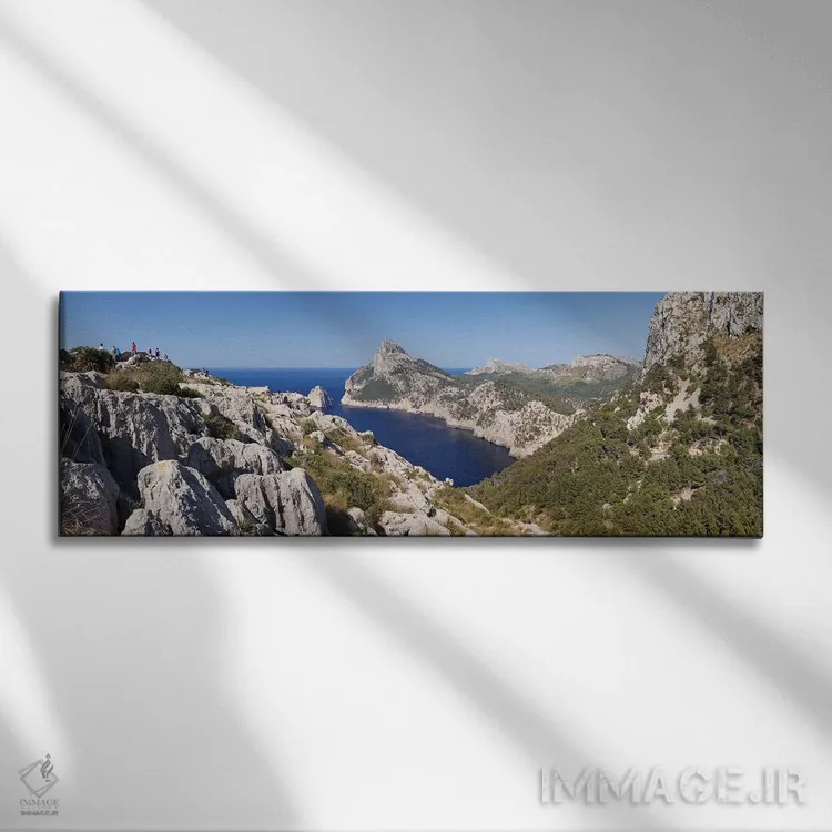 تابلو دکوراتیو Majorca, Balearic Islands, Spain" - "کاپ د فورمنتور II… اثر پانورامیک ایمجز - نمای روبهرو روی دیوار