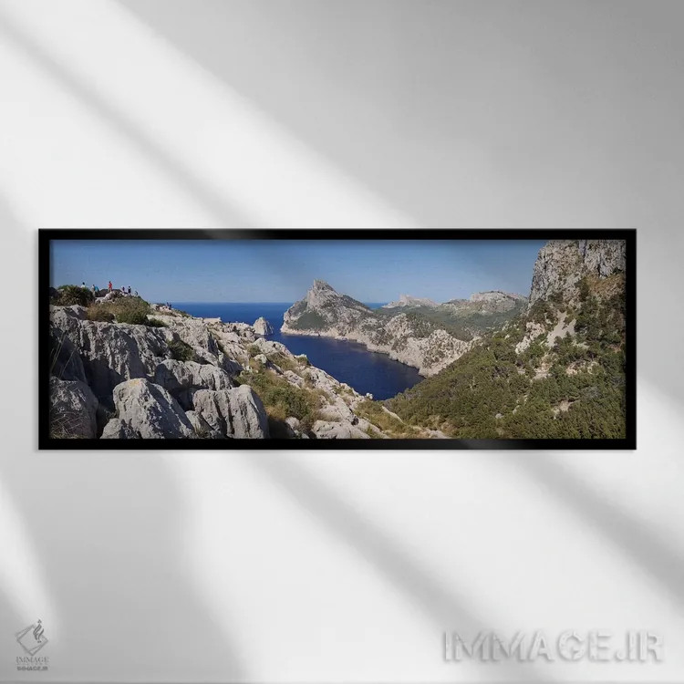 تابلو دکوراتیو Majorca, Balearic Islands, Spain" - "کاپ د فورمنتور II… اثر پانورامیک ایمجز - نمای قابدار مشکی