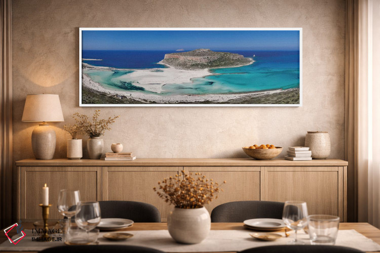 تابلو دکوراتیو Balos Lagoon, Kissamos, Chania, Crete, Greece" - "کوه پ… اثر پانورامیک ایمجز - D2W