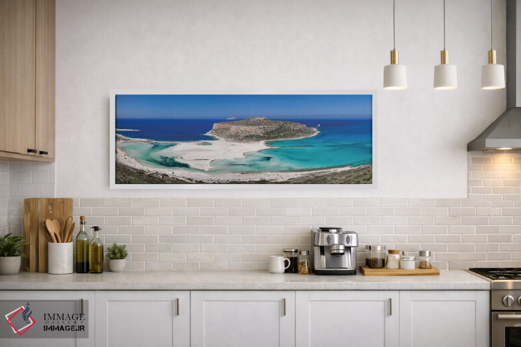 تابلو دکوراتیو Balos Lagoon, Kissamos, Chania, Crete, Greece" - "کوه پ… اثر پانورامیک ایمجز - D3W