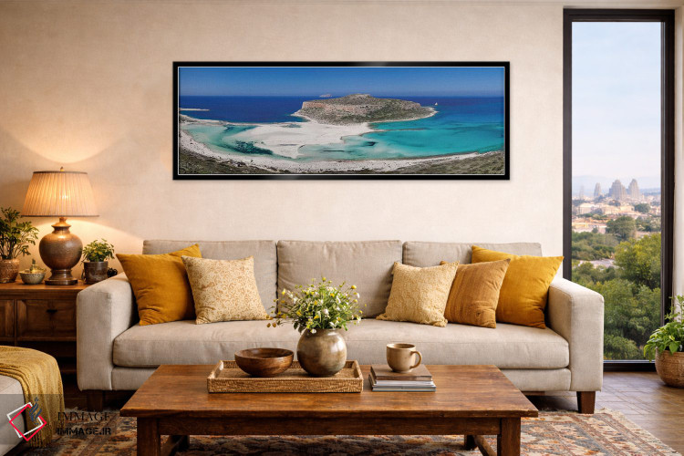 تابلو دکوراتیو Balos Lagoon, Kissamos, Chania, Crete, Greece" - "کوه پ… اثر پانورامیک ایمجز - D6B