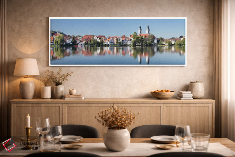 تابلو دکوراتیو Bad Waldsee, Ravensburg, Baden-Wurttemberg, Germany"… اثر پانورامیک ایمجز - D2W