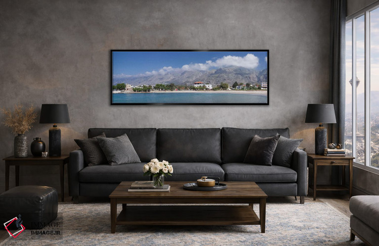 تابلو دکوراتیو Frangokastello, Chania, Crete, Greece" - "ملک ساحلی، فر… اثر پانورامیک ایمجز - D5B