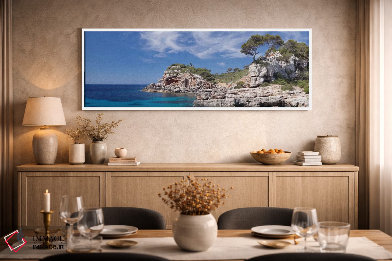 تابلو دکوراتیو Santanyi, Majorca, Balearic Islands, Spain" - "خلیج کال… اثر پانورامیک ایمجز - D2W