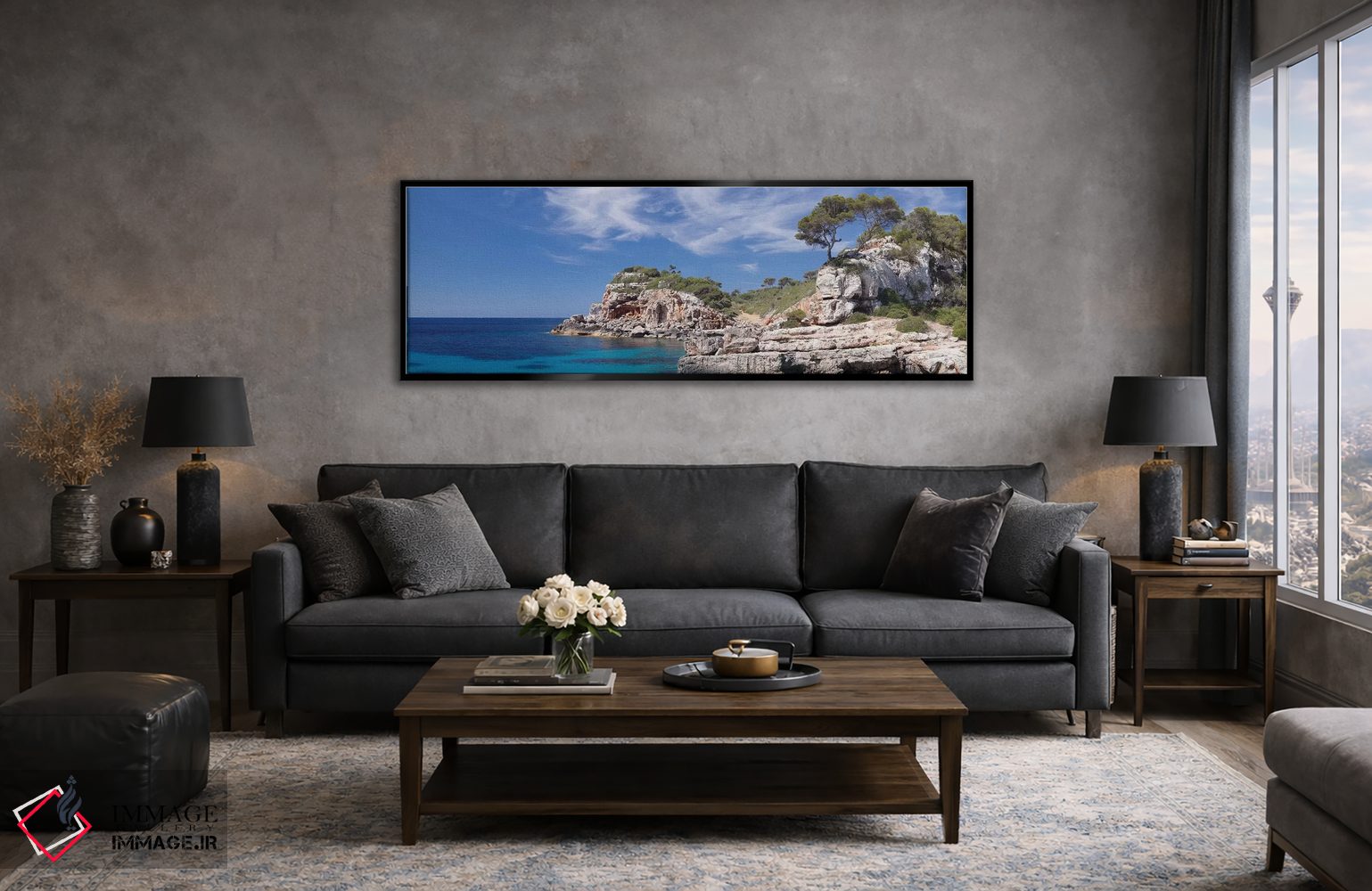 تابلو دکوراتیو Santanyi, Majorca, Balearic Islands, Spain" - "خلیج کال… اثر پانورامیک ایمجز - D4B