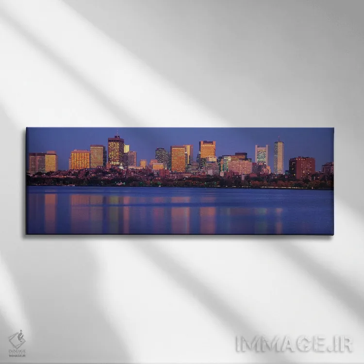 تابلو دکوراتیو Boston, Suffolk County, Massachusetts, USA" - "آسمان نم… اثر پانورامیک ایمجز - نمای روبهرو روی دیوار