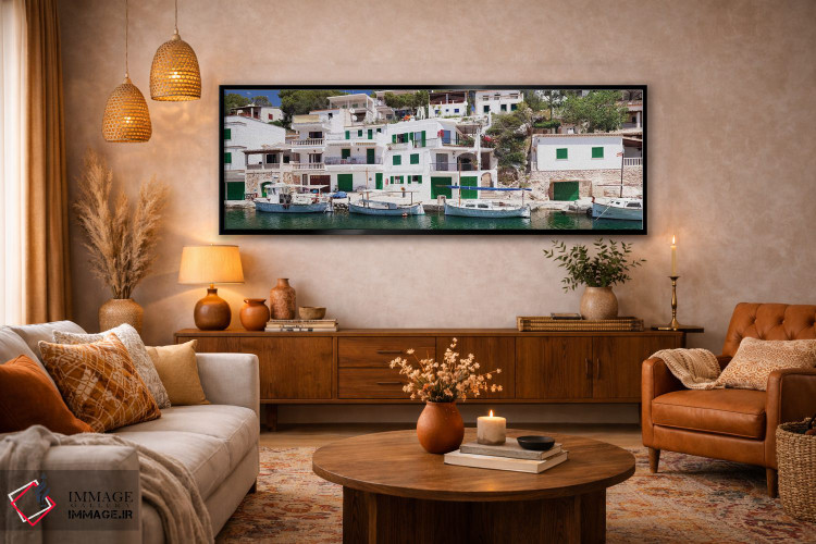 تابلو دکوراتیو Cala Figuera, Santanyi, Majorca, Balearic Islands, Spai… اثر پانورامیک ایمجز - D5B