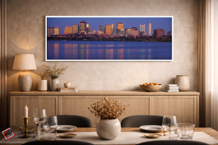 تابلو دکوراتیو Boston, Suffolk County, Massachusetts, USA" - "آسمان نم… اثر پانورامیک ایمجز - D2W