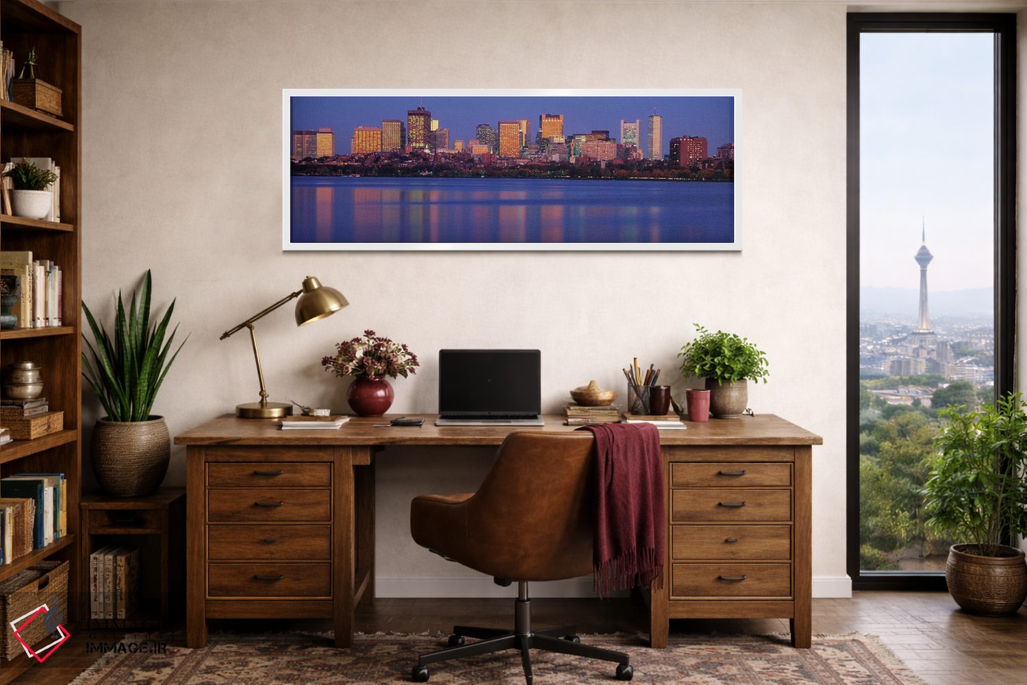 تابلو دکوراتیو Boston, Suffolk County, Massachusetts, USA" - "آسمان نم… اثر پانورامیک ایمجز - D1W