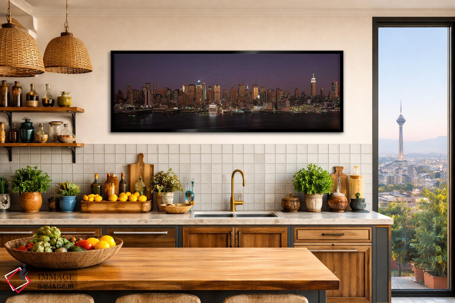 تابلو دکوراتیو Midtown, Manhattan, New York City, New York, USA" - "آس… اثر پانورامیک ایمجز - D2B