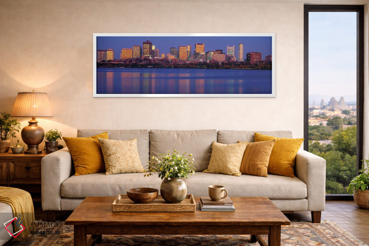 تابلو دکوراتیو Boston, Suffolk County, Massachusetts, USA" - "آسمان نم… اثر پانورامیک ایمجز - D5W