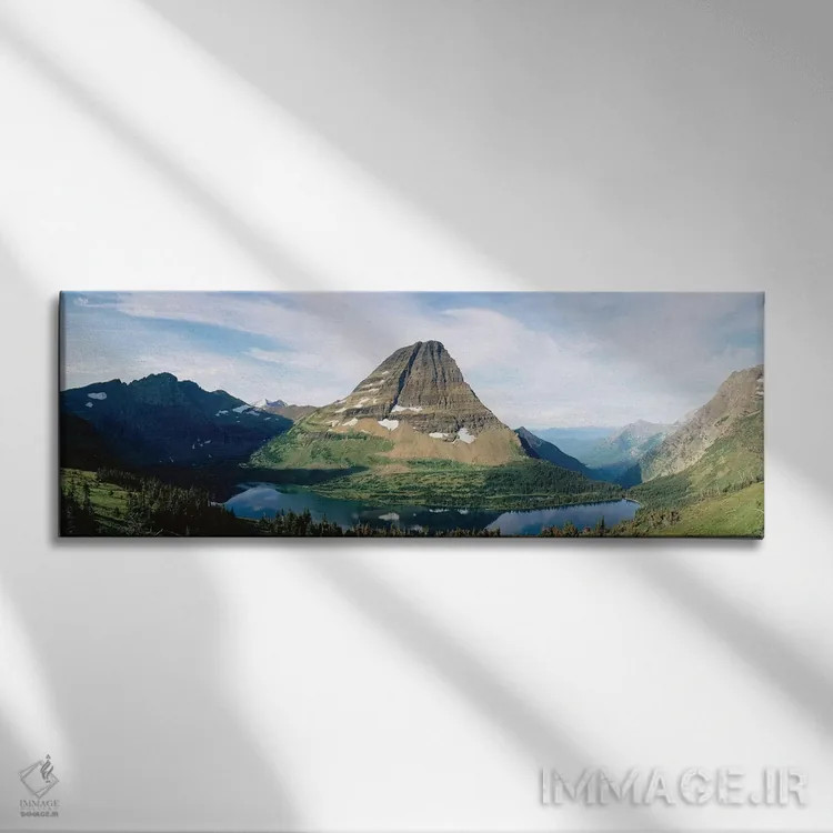 تابلو دکوراتیو Lewis Range, Rocky Mountains, Glacier National Park, Fl… اثر پانورامیک ایمجز - نمای روبهرو روی دیوار
