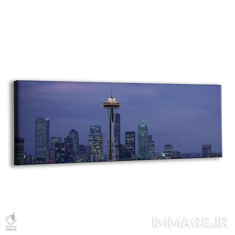 تابلو دکوراتیو Seattle, King County, Washington, USA" - "آسمان نمای مر… اثر پانورامیک ایمجز - نمای پرسپکتیو محصول