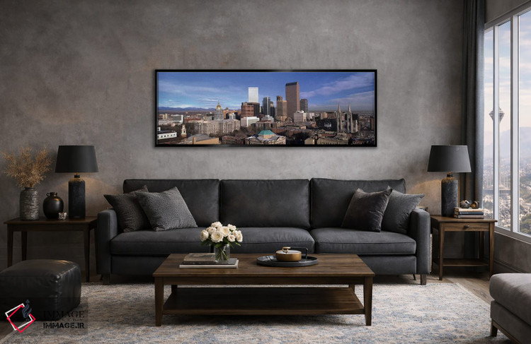 تابلو دکوراتیو Denver, Denver County, Colorado, USA" - "آسمان نمای مرک… اثر پانورامیک ایمجز - D5B