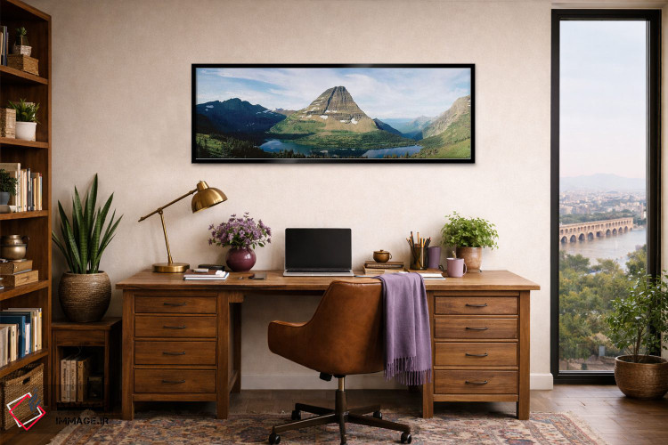 تابلو دکوراتیو Lewis Range, Rocky Mountains, Glacier National Park, Fl… اثر پانورامیک ایمجز - D2B