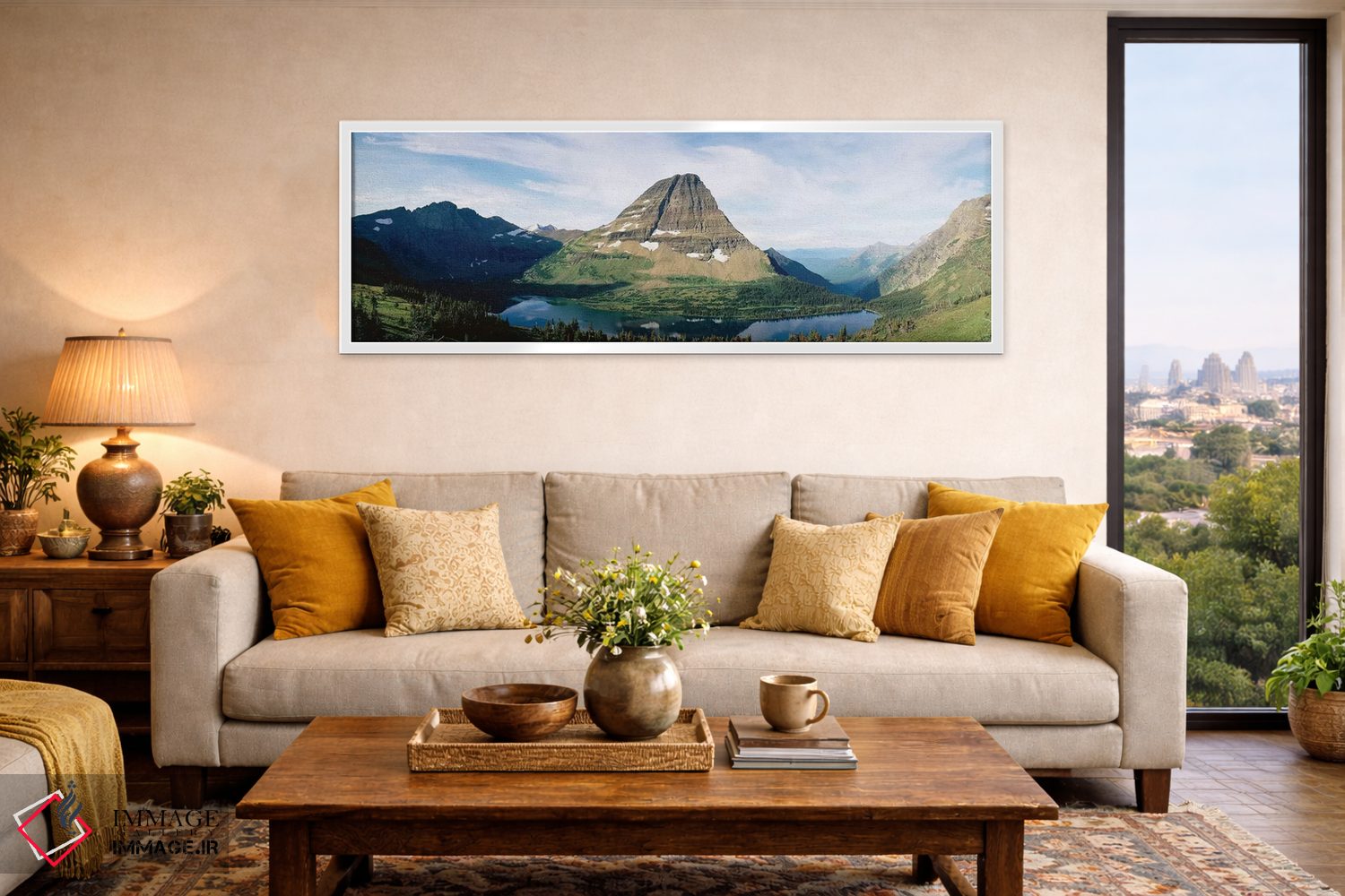 تابلو دکوراتیو Lewis Range, Rocky Mountains, Glacier National Park, Fl… اثر پانورامیک ایمجز - D4W