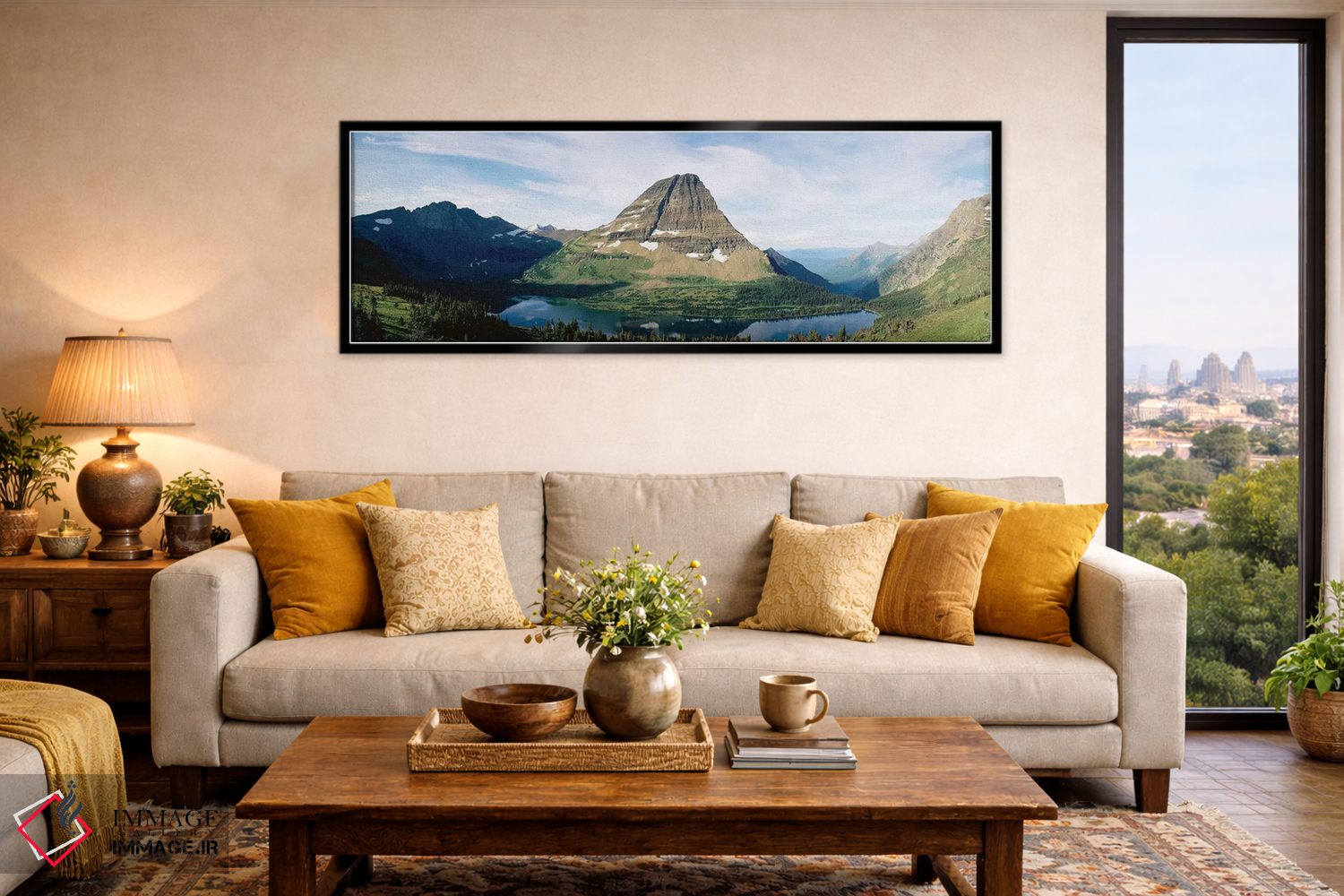 تابلو دکوراتیو Lewis Range, Rocky Mountains, Glacier National Park, Fl… اثر پانورامیک ایمجز - D6B