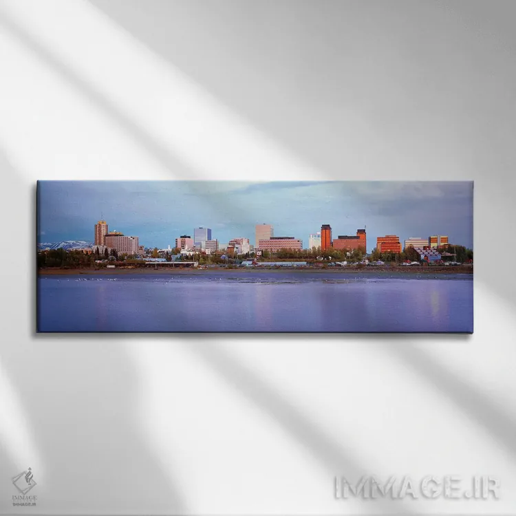 تابلو دکوراتیو Anchorage, South Central Region, Alaska, USA" - "آسمان… اثر پانورامیک ایمجز - نمای روبهرو روی دیوار