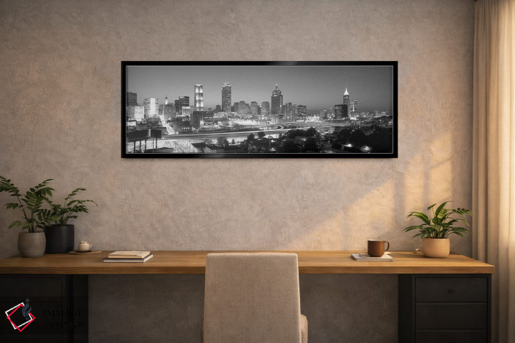 تابلو دکوراتیو Atlanta, Fulton County, Georgia, USA" - "آسمان نمای مرک… اثر پانورامیک ایمجز - D2B