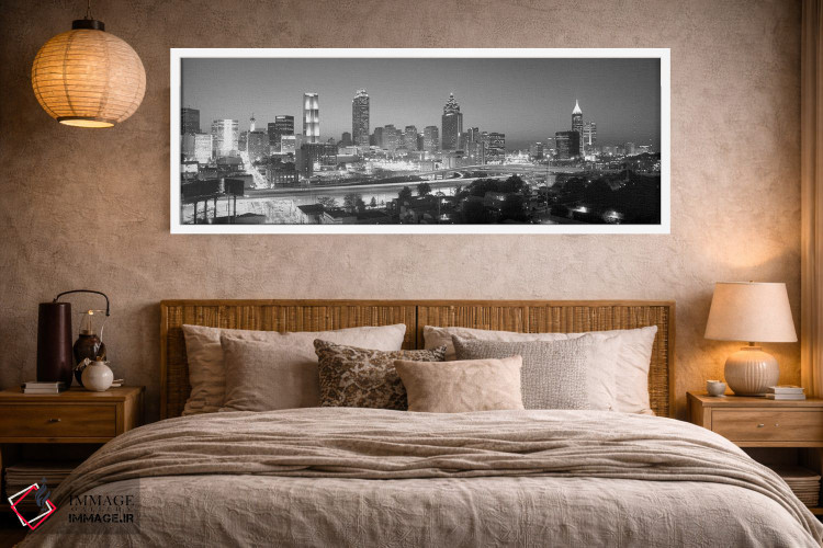 تابلو دکوراتیو Atlanta, Fulton County, Georgia, USA" - "آسمان نمای مرک… اثر پانورامیک ایمجز - D3W