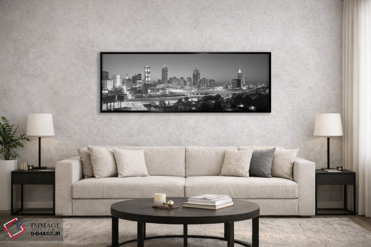 تابلو دکوراتیو Atlanta, Fulton County, Georgia, USA" - "آسمان نمای مرک… اثر پانورامیک ایمجز - D6B