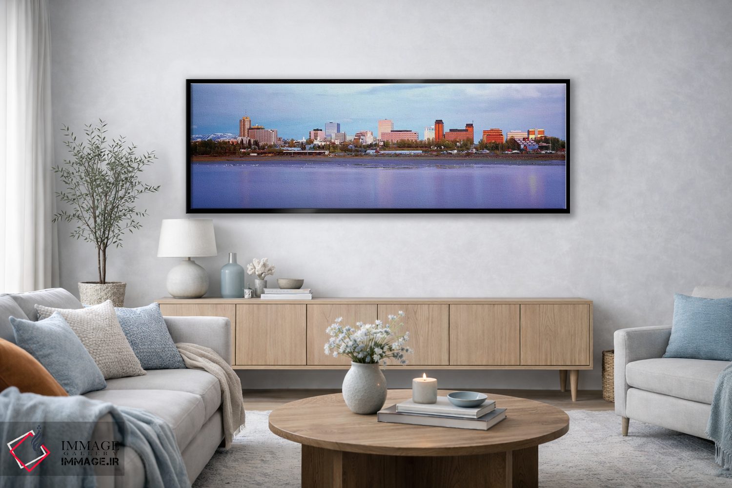 تابلو دکوراتیو Anchorage, South Central Region, Alaska, USA" - "آسمان… اثر پانورامیک ایمجز - D4B