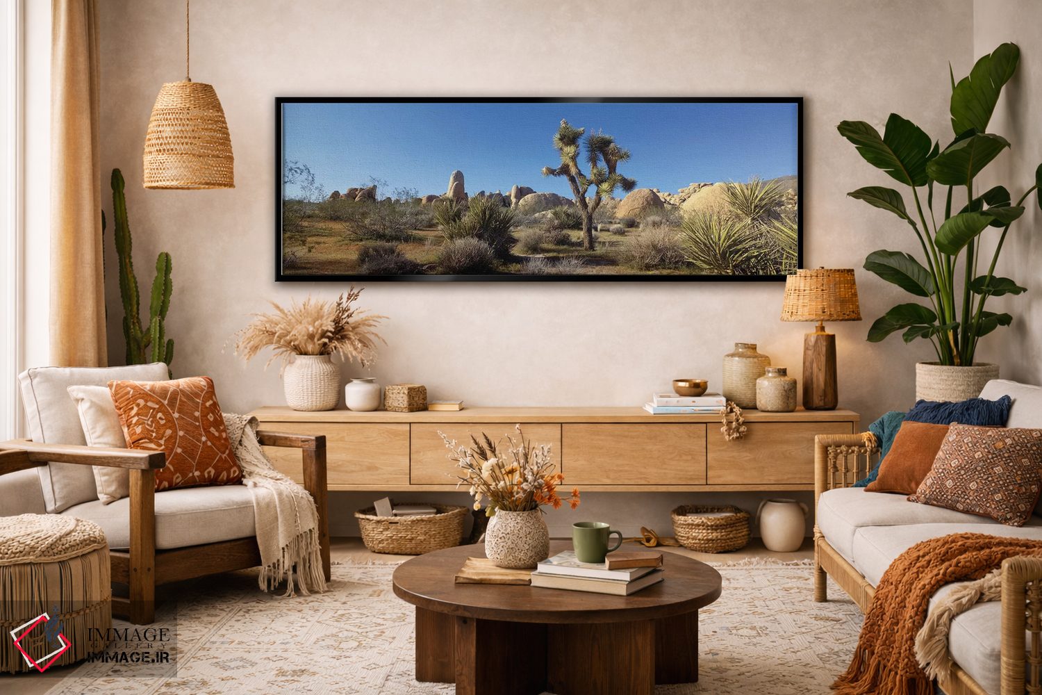 تابلو دکوراتیو Joshua Tree National Park, California, USA" - "منظره به… اثر پانورامیک ایمجز - D2B