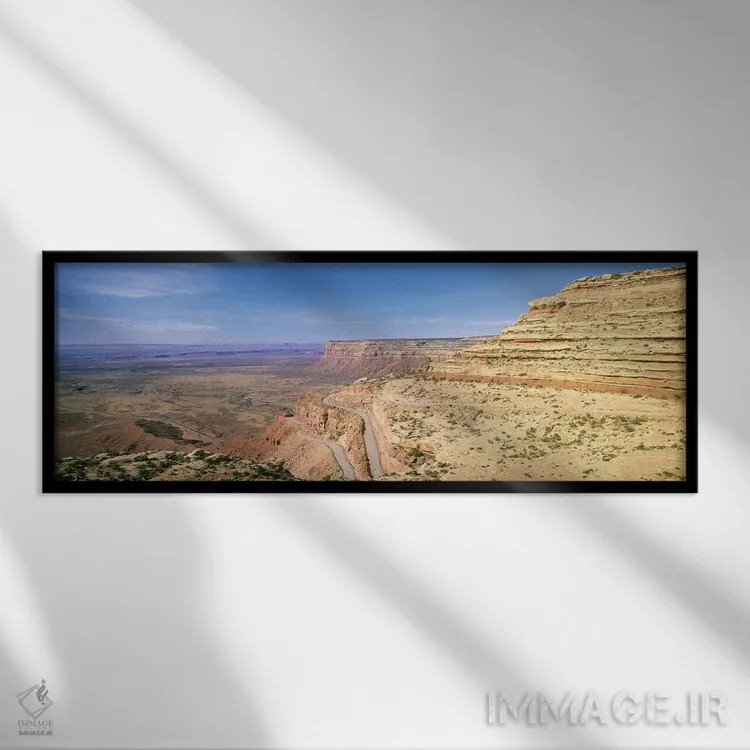 تابلو دکوراتیو San Juan County, Utah, USA" - "نقطه مولی، شهرستان سن خو… اثر پانورامیک ایمجز - نمای قابدار مشکی