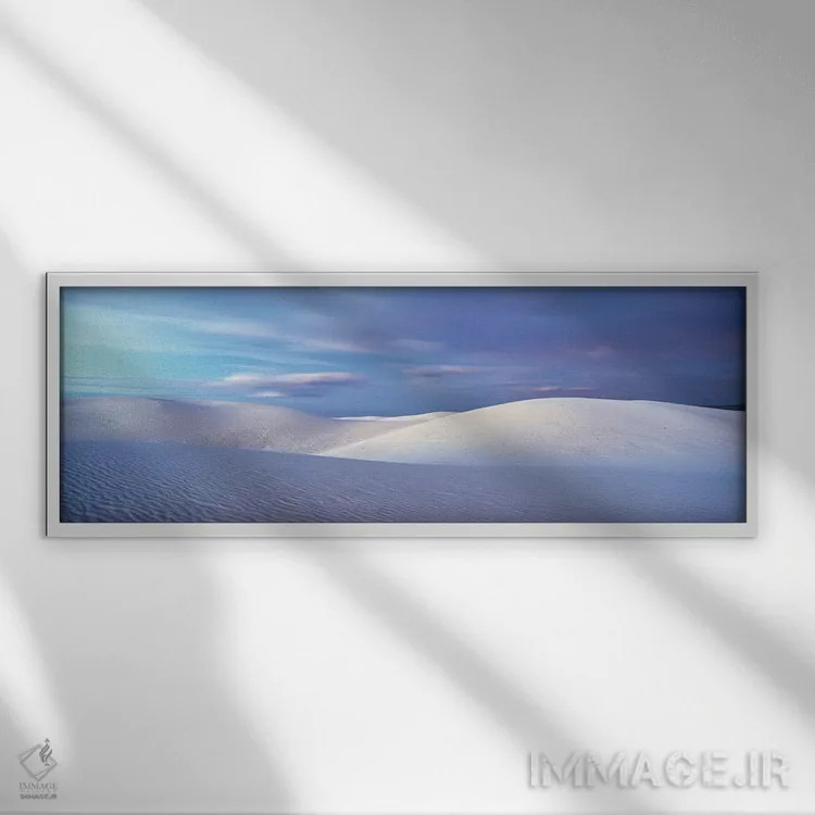 تابلو دکوراتیو White Sands National Monument, New Mexico, USA" - "منظر… اثر پانورامیک ایمجز - نمای قابدار سفید