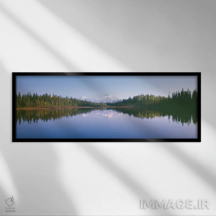 تابلو دکوراتیو Alaska Range, Denali National Park and Preserve, Alaska… اثر پانورامیک ایمجز - نمای قابدار مشکی