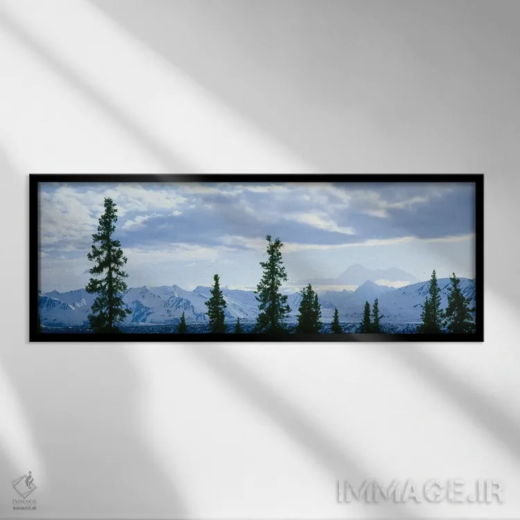 تابلو دکوراتیو Alaska Range, Denali National Park and Preserve, Alaska… اثر پانورامیک ایمجز - نمای قابدار مشکی
