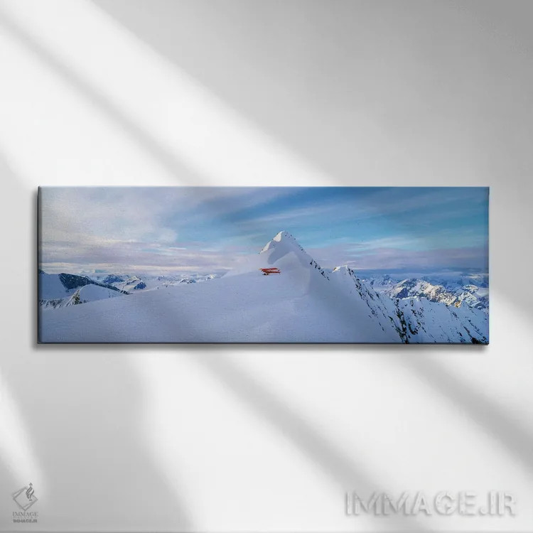 تابلو دکوراتیو Wrangell-St. Elias National Park, Alaska, USA" - "هواپی… اثر پانورامیک ایمجز - نمای روبهرو روی دیوار
