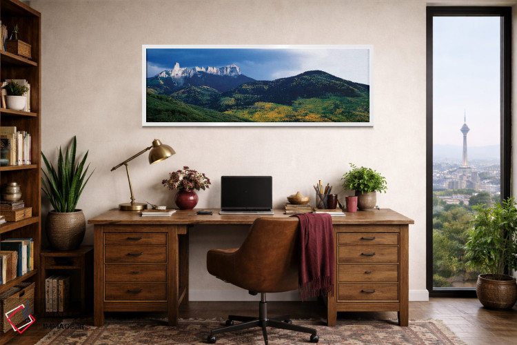 تابلو دکوراتیو Cimarron Range, San Juan Mountains, Ouray County, Color… اثر پانورامیک ایمجز - D2W