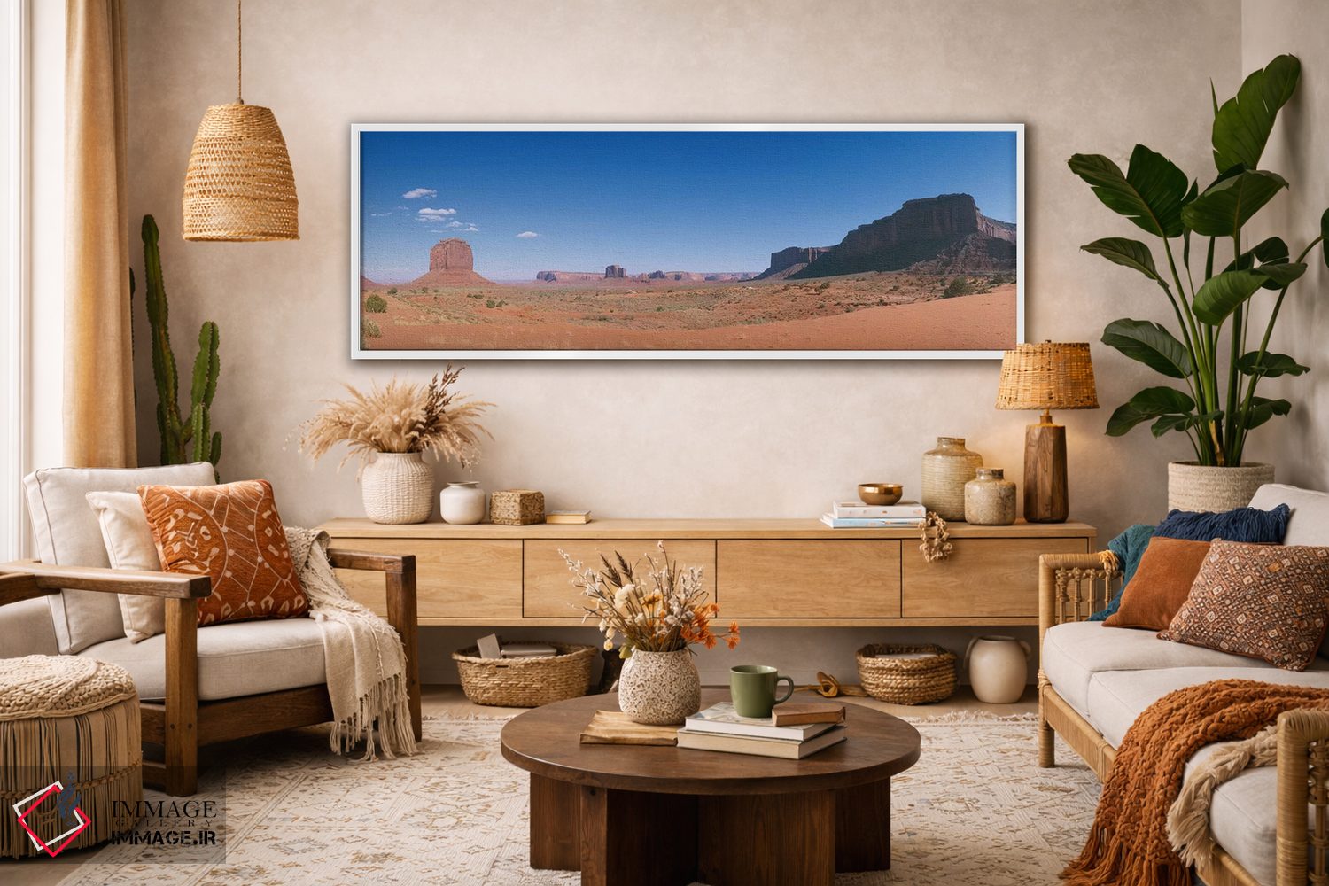تابلو دکوراتیو دره یادبود، پارک قبیله ای ناواهو اثر پانورامیک ایمجز - D2W