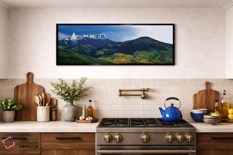 تابلو دکوراتیو Cimarron Range, San Juan Mountains, Ouray County, Color… اثر پانورامیک ایمجز - D3B