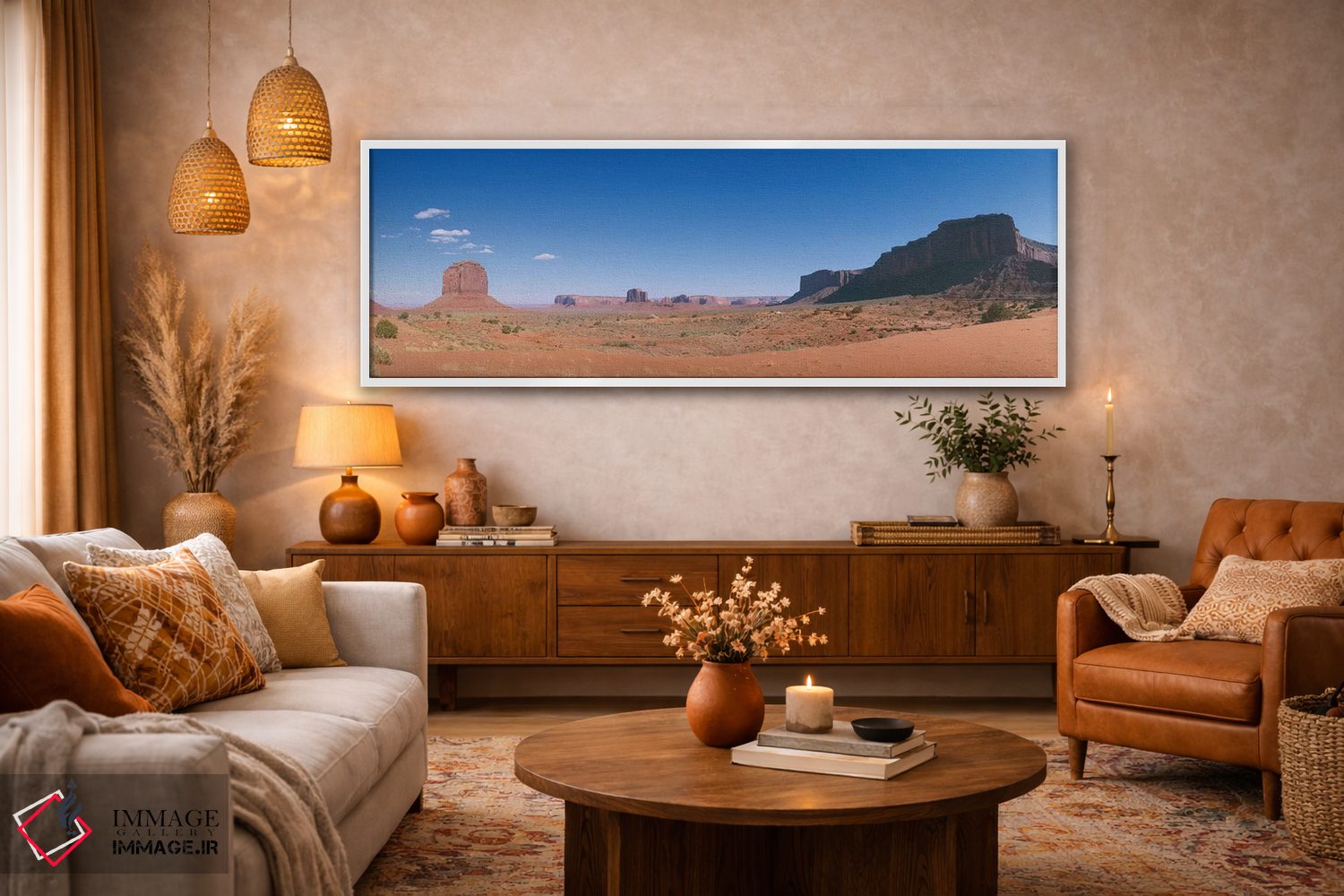 تابلو دکوراتیو دره یادبود، پارک قبیله ای ناواهو اثر پانورامیک ایمجز - D3W