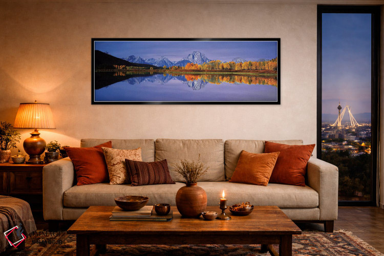 تابلو دکوراتیو Rocky Mountains, Grand Teton National Park, Teton Count… اثر پانورامیک ایمجز - D6B